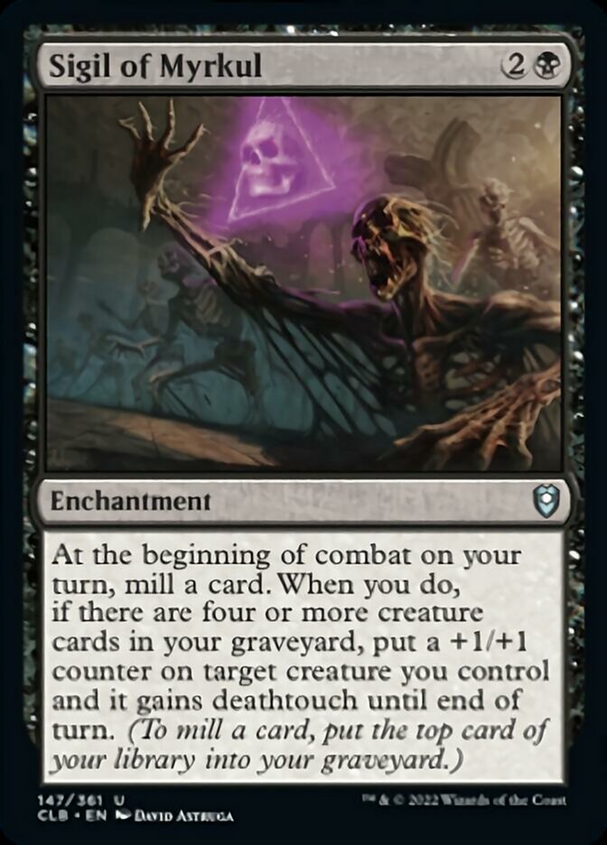 Sigil of Myrkul [Commander Legends: Battle for Baldur's Gate] | PLUS EV GAMES 