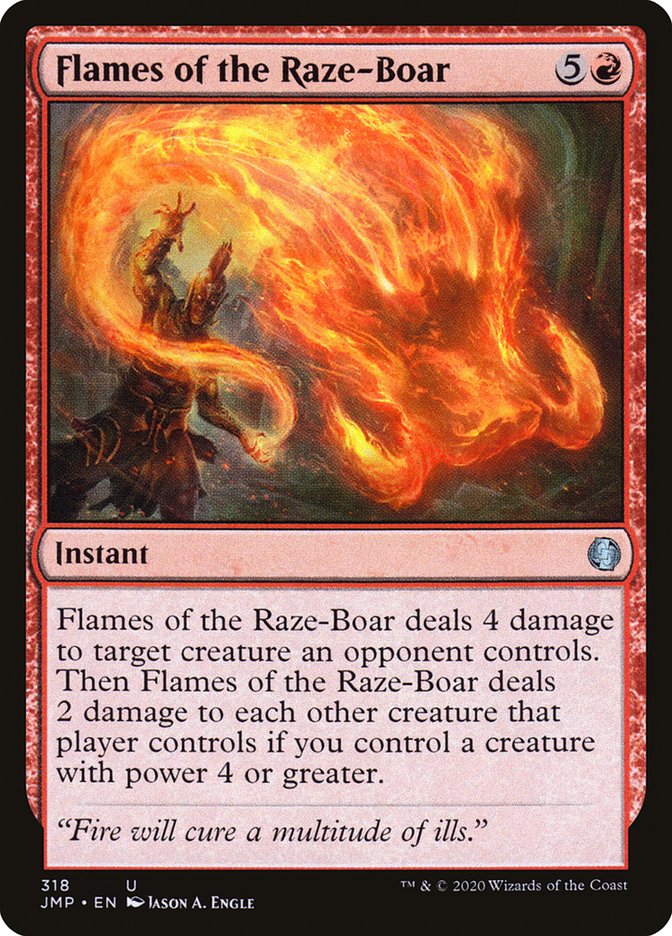 Flames of the Raze-Boar [Jumpstart] | PLUS EV GAMES 