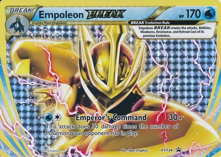 Empoleon BREAK (XY134) (Jumbo Card) [XY: Black Star Promos] | PLUS EV GAMES 