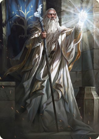 Gandalf the White Art Card [The Lord of the Rings: Tales of Middle-earth Art Series] | PLUS EV GAMES 