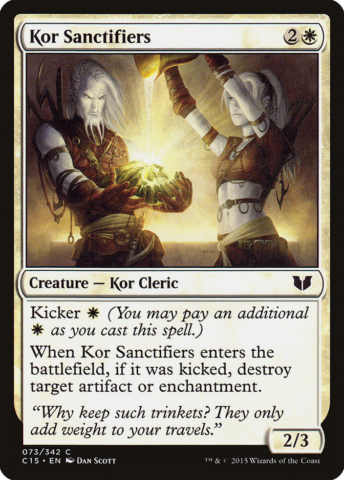 Kor Sanctifiers [Commander 2015] | PLUS EV GAMES 