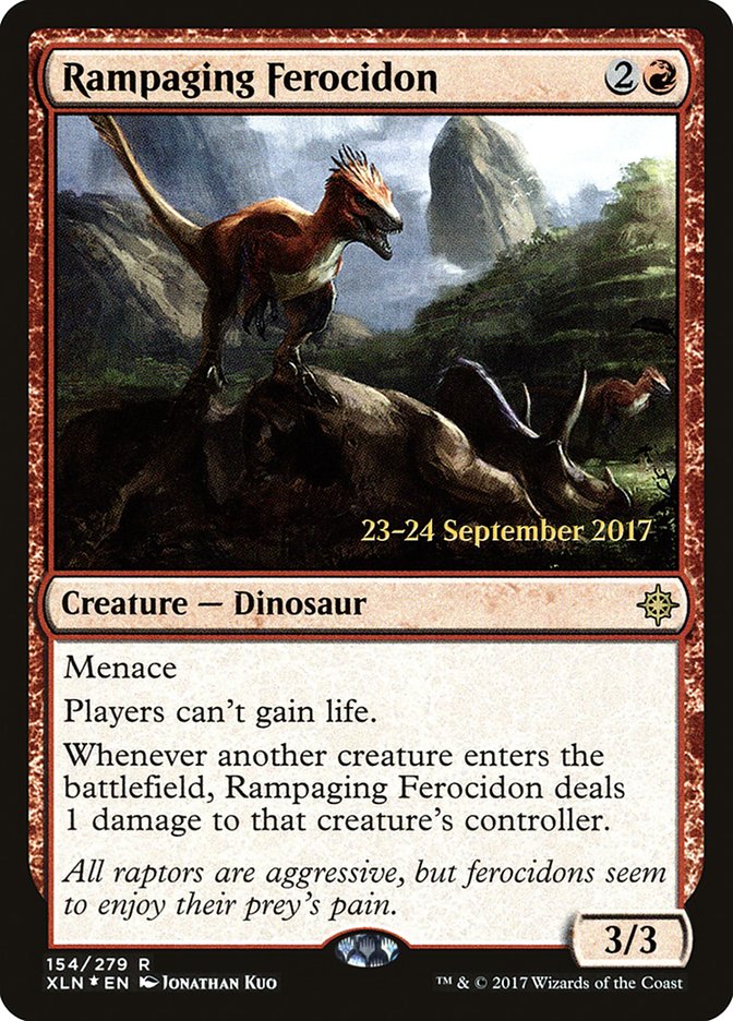 Rampaging Ferocidon  [Ixalan Prerelease Promos] | PLUS EV GAMES 