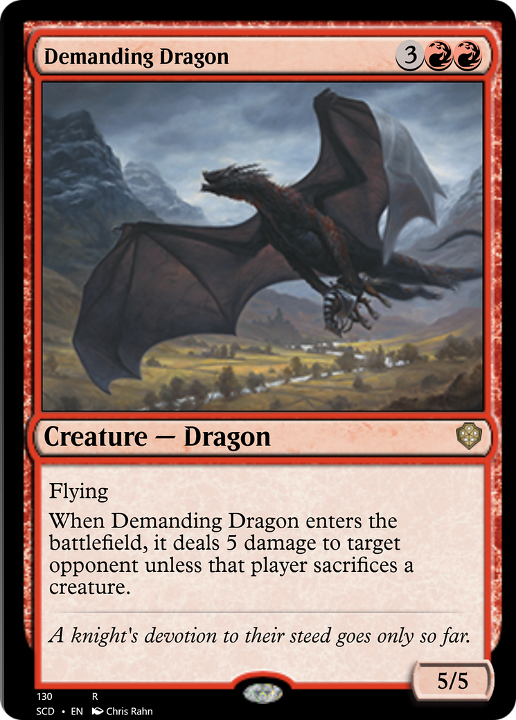 Demanding Dragon [Starter Commander Decks] | PLUS EV GAMES 