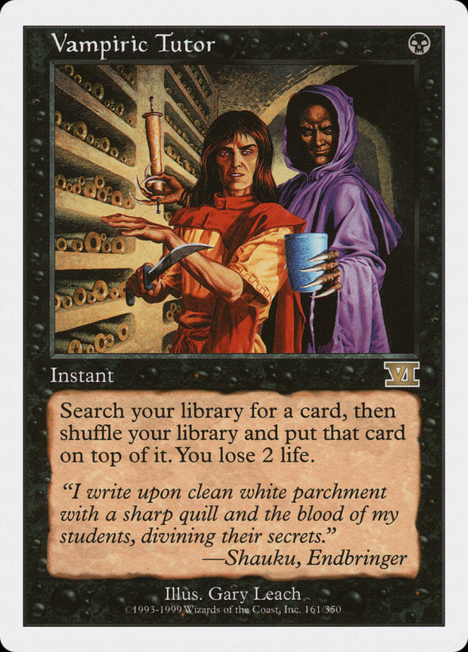 Vampiric Tutor [Classic Sixth Edition] | PLUS EV GAMES 