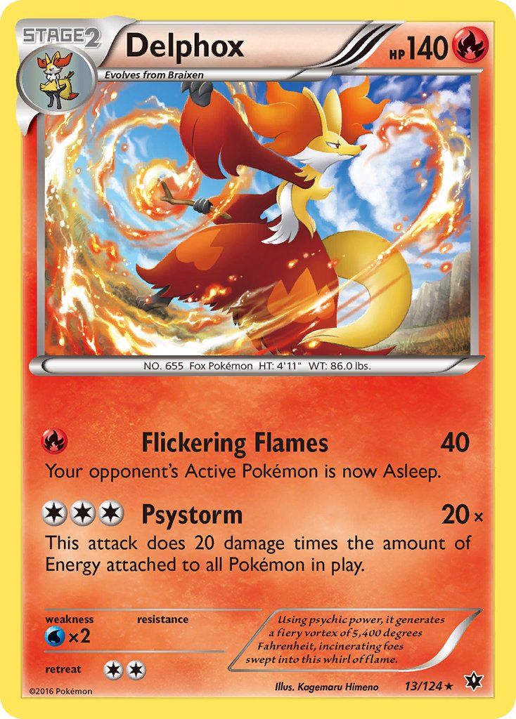 Delphox (13/124) (Theme Deck Exclusive) [XY: Fates Collide] | PLUS EV GAMES 