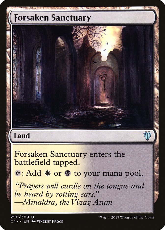 Forsaken Sanctuary [Commander 2017] | PLUS EV GAMES 