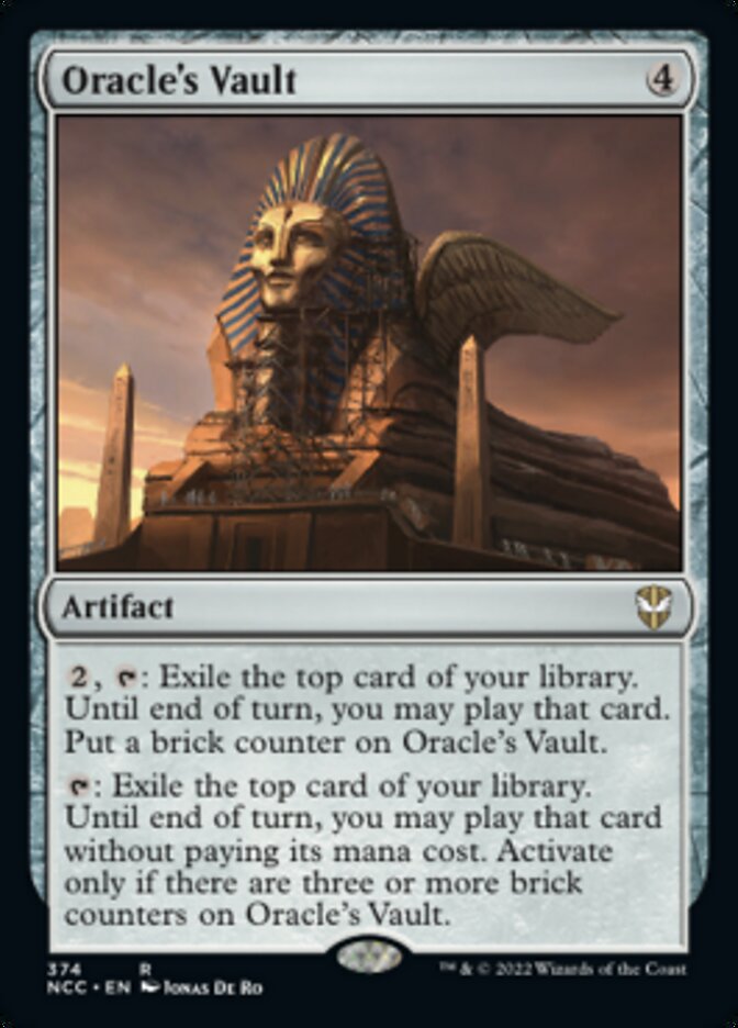 Oracle's Vault [Streets of New Capenna Commander] | PLUS EV GAMES 