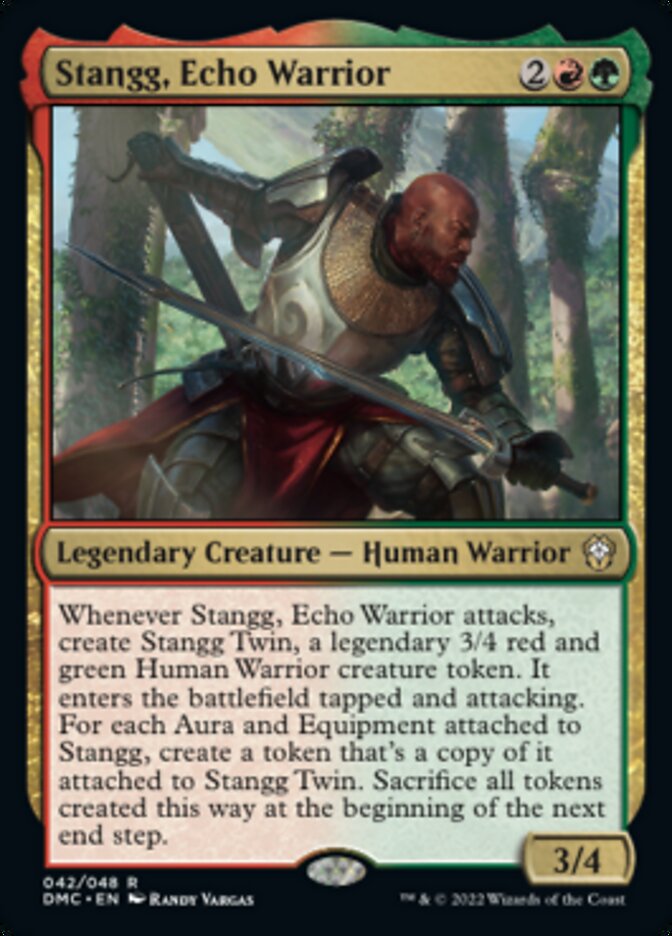 Stangg, Echo Warrior [Dominaria United Commander] | PLUS EV GAMES 