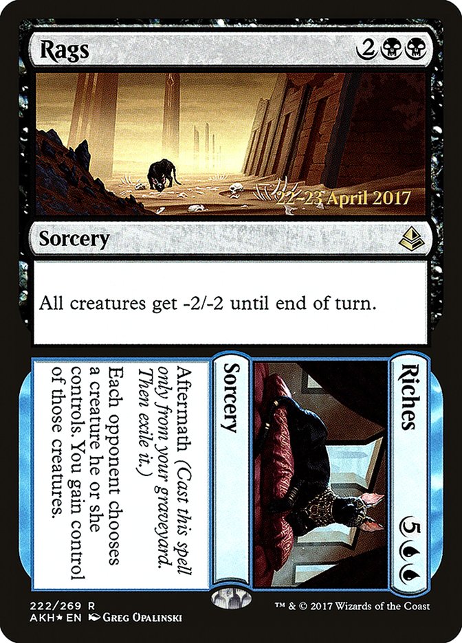 Rags // Riches  [Amonkhet Prerelease Promos] | PLUS EV GAMES 