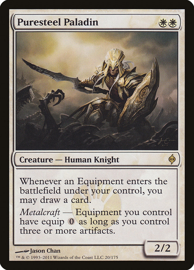 Puresteel Paladin [New Phyrexia] | PLUS EV GAMES 