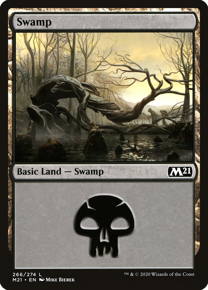 Swamp (266) [Core Set 2021] | PLUS EV GAMES 