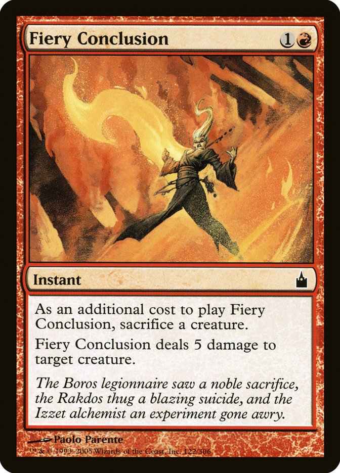 Fiery Conclusion [Ravnica: City of Guilds] | PLUS EV GAMES 