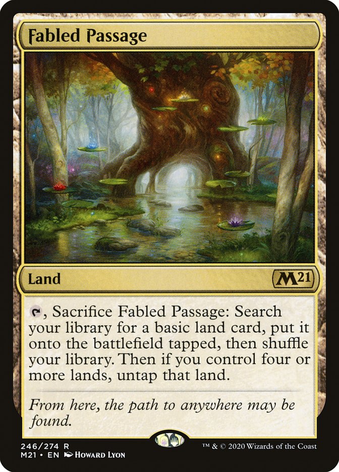 Fabled Passage [Core Set 2021] | PLUS EV GAMES 