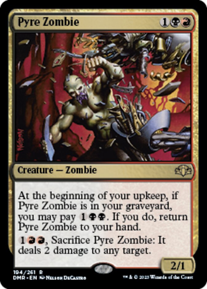 Pyre Zombie [Dominaria Remastered] | PLUS EV GAMES 