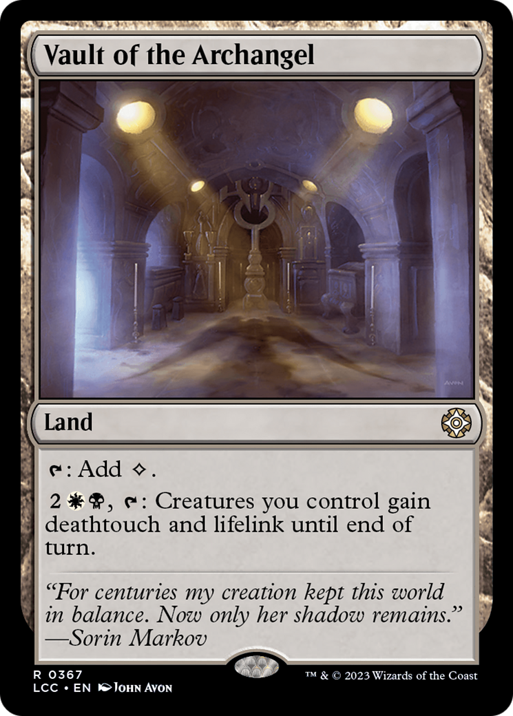 Vault of the Archangel [The Lost Caverns of Ixalan Commander] | PLUS EV GAMES 