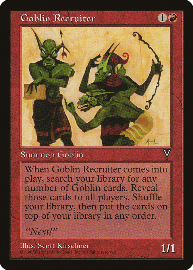 Goblin Recruiter [Visions] | PLUS EV GAMES 