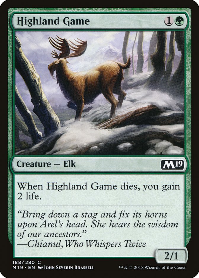 Highland Game [Core Set 2019] | PLUS EV GAMES 