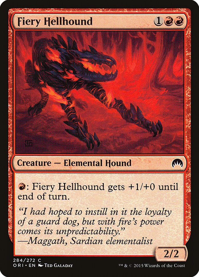 Fiery Hellhound [Magic Origins] | PLUS EV GAMES 