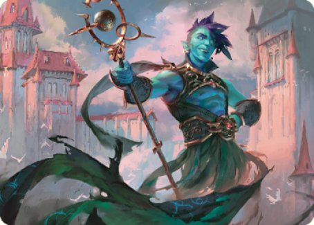 Haughty Djinn Art Card [Dominaria United Art Series] | PLUS EV GAMES 