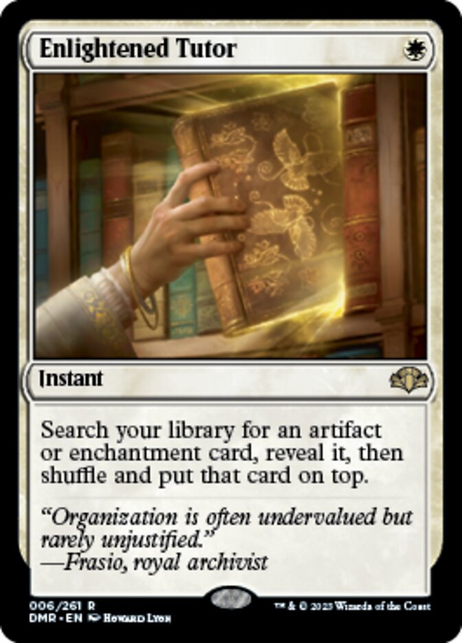 Enlightened Tutor [Dominaria Remastered] | PLUS EV GAMES 