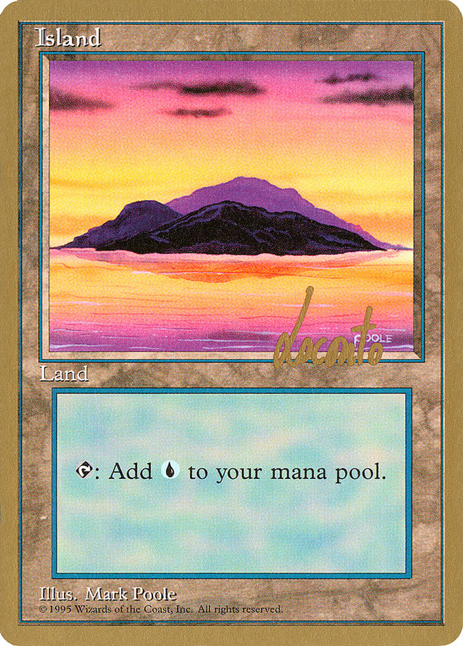 Island (ml368) (Michael Loconto) [Pro Tour Collector Set] | PLUS EV GAMES 