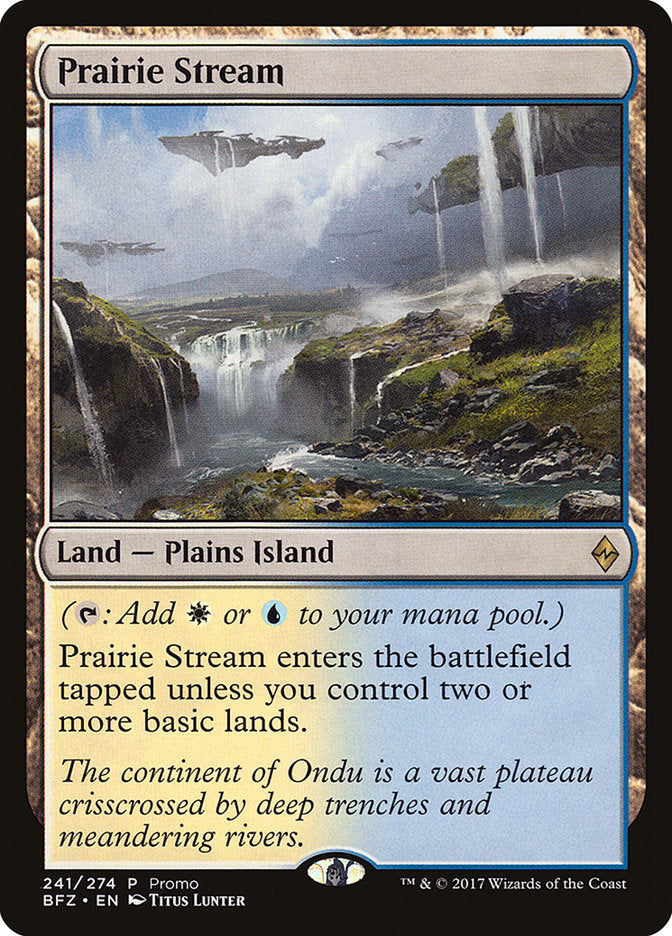 Prairie Stream (Promo) [Battle for Zendikar Promos] | PLUS EV GAMES 