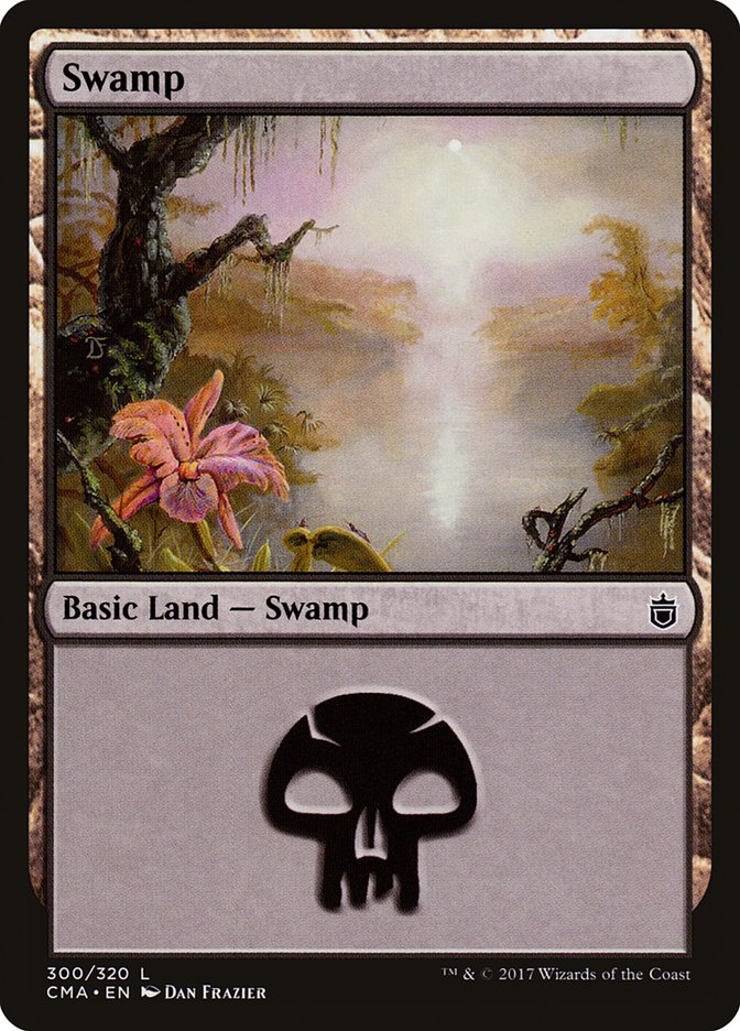 Swamp (300) [Commander Anthology] | PLUS EV GAMES 