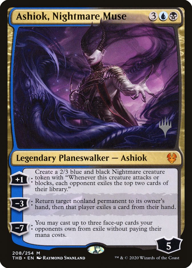 Ashiok, Nightmare Muse (Promo Pack) [Theros Beyond Death Promos] | PLUS EV GAMES 