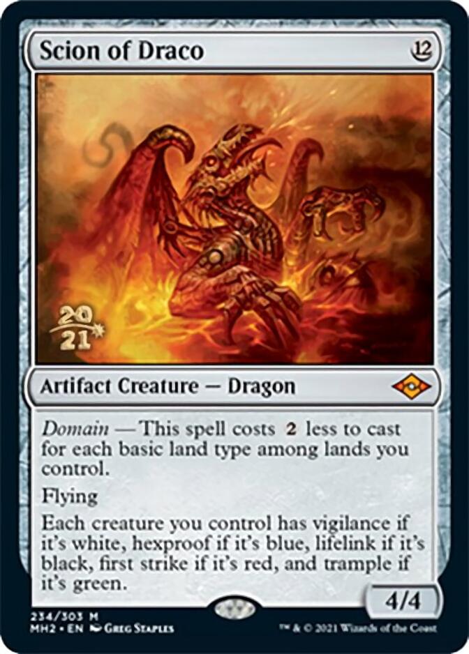 Scion of Draco [Modern Horizons 2 Prerelease Promos] | PLUS EV GAMES 