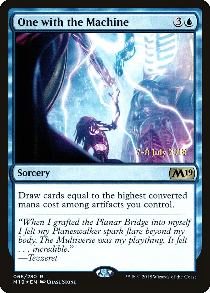One with the Machine  [Core Set 2019 Prerelease Promos] | PLUS EV GAMES 