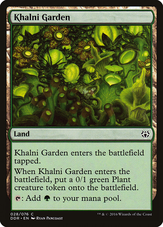 Khalni Garden [Duel Decks: Nissa vs. Ob Nixilis] | PLUS EV GAMES 