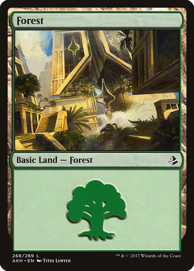 Forest (268) [Amonkhet] | PLUS EV GAMES 