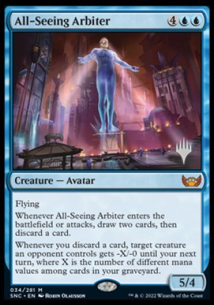 All-Seeing Arbiter (Promo Pack) [Streets of New Capenna Promos] | PLUS EV GAMES 