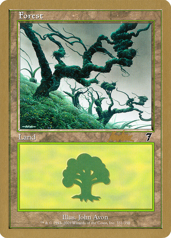 Forest (bk331) (Brian Kibler) [World Championship Decks 2002] | PLUS EV GAMES 