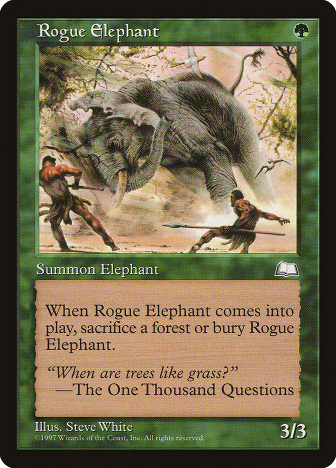 Rogue Elephant [Weatherlight] | PLUS EV GAMES 