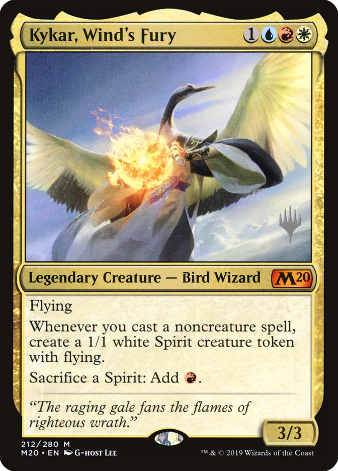 Kykar, Wind's Fury (Promo Pack) [Core Set 2020 Promos] | PLUS EV GAMES 