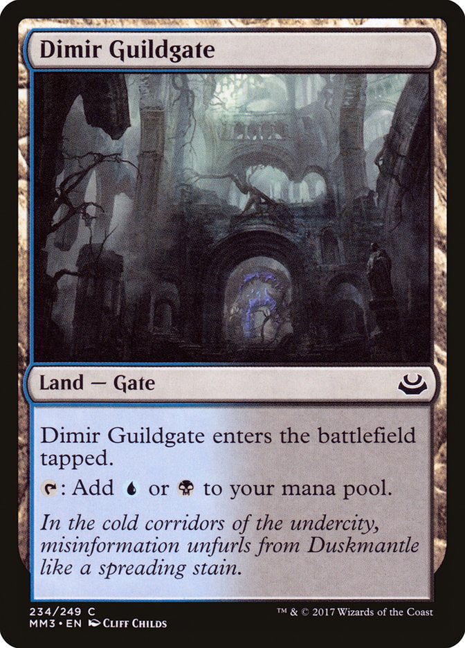 Dimir Guildgate [Modern Masters 2017] | PLUS EV GAMES 