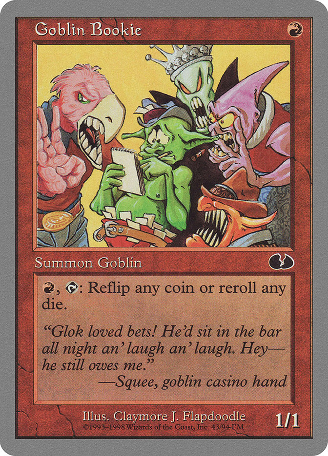 Goblin Bookie [Unglued] | PLUS EV GAMES 