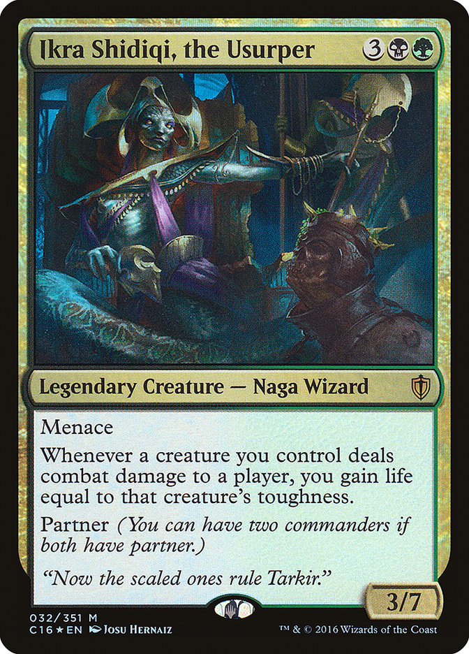 Ikra Shidiqi, the Usurper [Commander 2016] | PLUS EV GAMES 