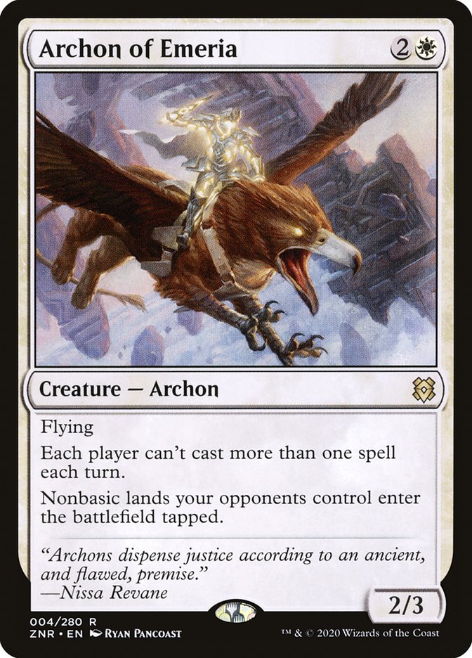 Archon of Emeria [Zendikar Rising] | PLUS EV GAMES 