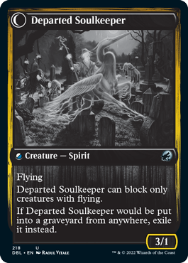 Devoted Grafkeeper // Departed Soulkeeper [Innistrad: Double Feature] | PLUS EV GAMES 