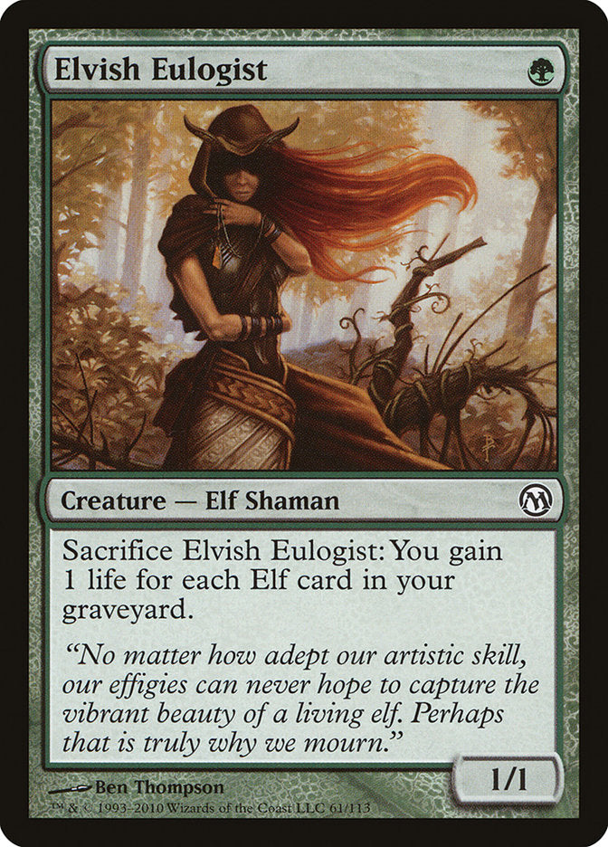 Elvish Eulogist [Duels of the Planeswalkers] | PLUS EV GAMES 