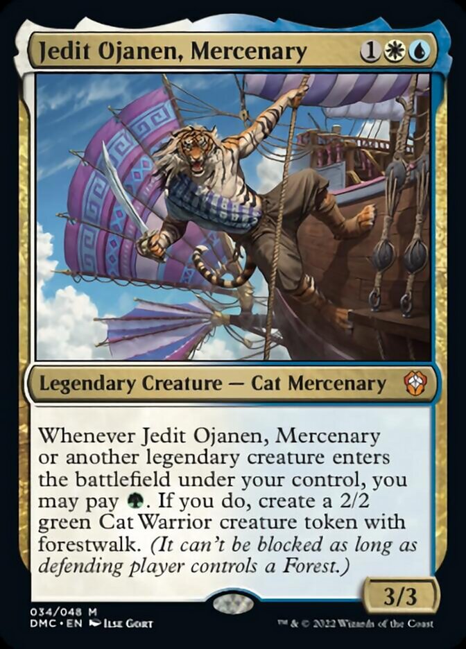 Jedit Ojanen, Mercenary [Dominaria United Commander] | PLUS EV GAMES 