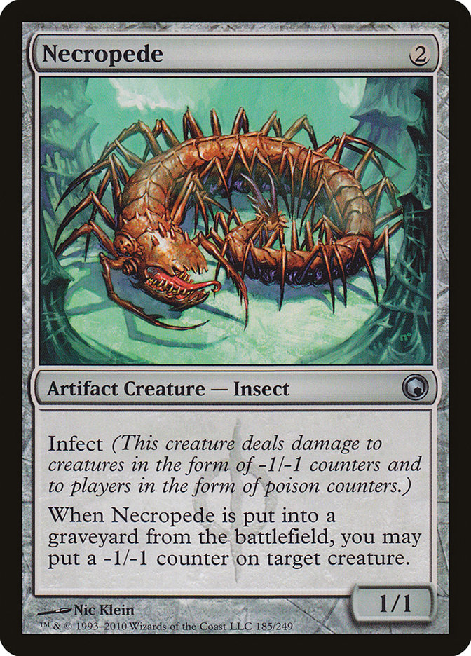 Necropede [Scars of Mirrodin] | PLUS EV GAMES 