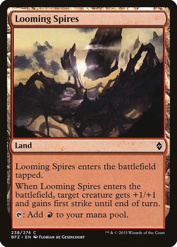 Looming Spires [Battle for Zendikar] | PLUS EV GAMES 