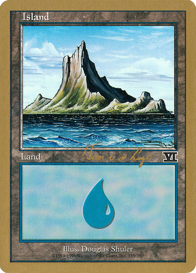 Island (tvdl335) (Tom van de Logt) [World Championship Decks 2000] | PLUS EV GAMES 