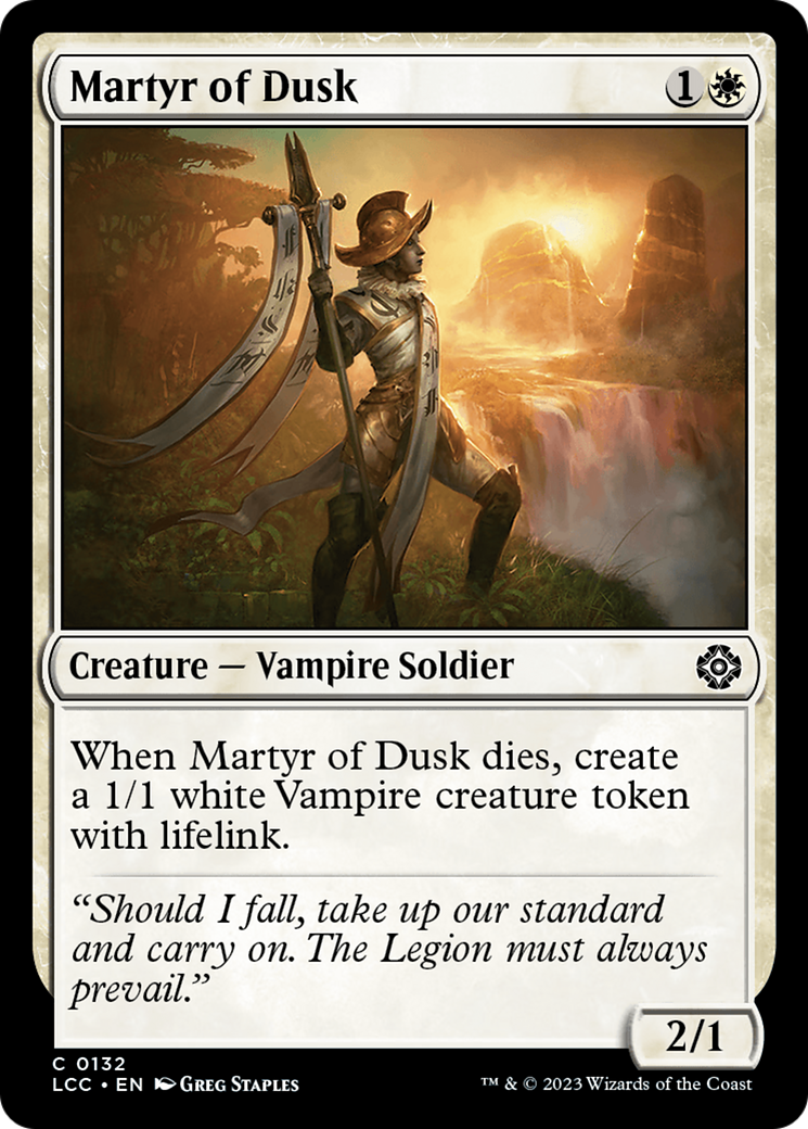 Martyr of Dusk [The Lost Caverns of Ixalan Commander] | PLUS EV GAMES 