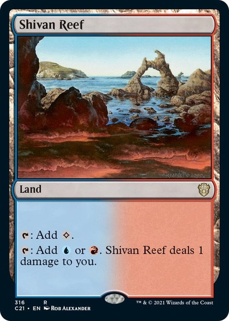 Shivan Reef [Commander 2021] | PLUS EV GAMES 