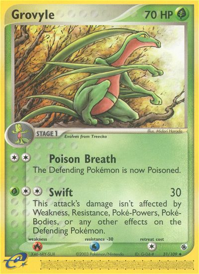 Grovyle (31/109) [EX: Ruby & Sapphire] | PLUS EV GAMES 