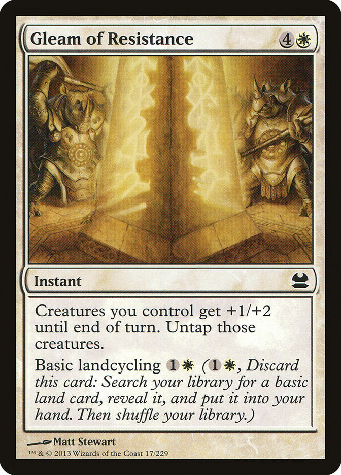 Gleam of Resistance [Modern Masters] | PLUS EV GAMES 